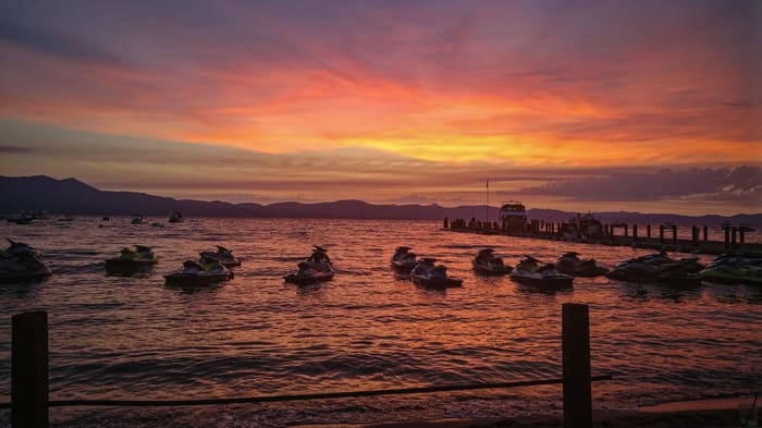 Sunset at Lake Tahoe