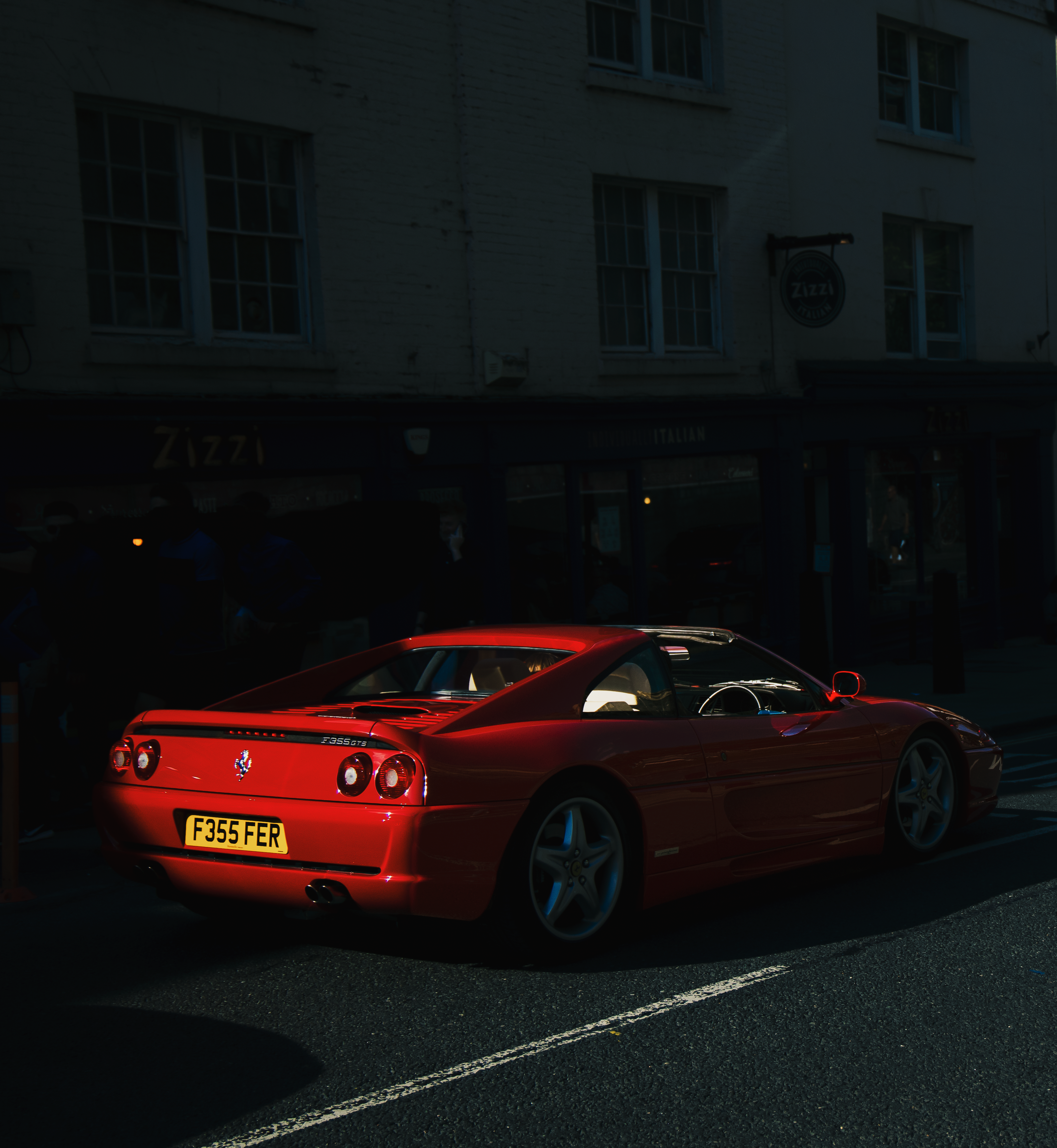 Ferrari outside Windsor Castle